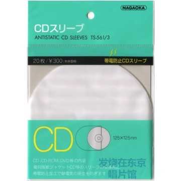 NAGAOKA TS-561/3 antystatyczne koperty foliowe na płyty CD