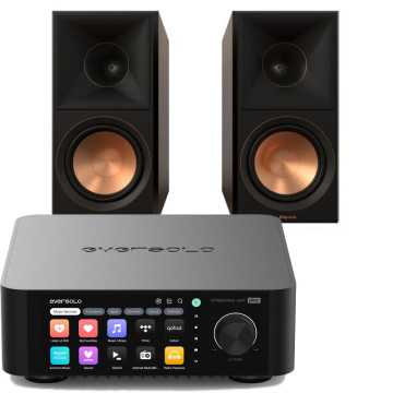 EverSolo PLAY + KLIPSCH RP-600M II Ebony