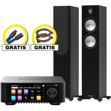 Zestaw Stereo EverSolo PLAY + Monitor Audio Bronze 7G 300 Czarny + przewody GRATIS!